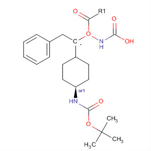 Structure of Carbamic acid,[[trans-4-[[(1,1-dimethylethoxy)carbonyl]amino]cyclohexyl]methyl]-,phenylmethyl ester