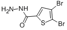 Structure of 2,3-DIBROMO-5-THIOPHENECARBOXYLIC ACID HYDRAZIDE