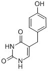 Structure of 5-(4'-HYDROXYBENZYL)URACIL