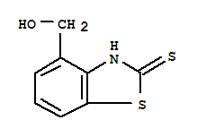 Structure of 2(3H)-BENZO[D]THIAZOLETHIONE,4-(HYDROXYMETHYL)-