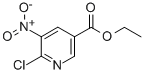 Structure of ethyl 6-chloro-5-nitropyridine-3-carboxylate