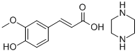 Structure of Piperazine ferulate