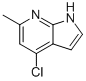 Structure of 1H-Pyrrolo[2,3-b]pyridine, 4-chloro-6-methyl-