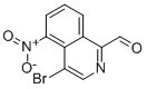 Structure of 4-BROMO-5-NITRO-ISOQUINOLINE-1-CARBALDEHYDE