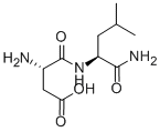 Structure of H-ASP-LEU-NH2