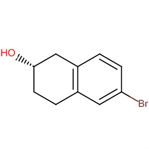 Structure of 2-Naphthalenol, 6-bromo-1,2,3,4-tetrahydro-, (2S)-