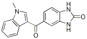 Structure of 5-(1-methyl-1H-indole-3-carbonyl)-1H-benzo[d]imidazol-2(3H)-one