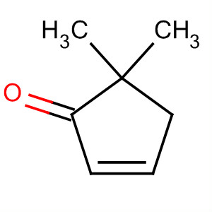Structure of 2-Cyclopenten-1-one, 5,5-dimethyl-