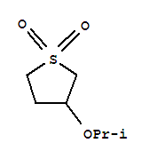Structure of 1,1-Dioxidotetrahydrothiophen-3-yl isopropyl ether