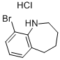Structure of 9-BROMO-2,3,4,5-TETRAHYDRO-1H-BENZO[B]AZEPINE HYDROCHLORIDE