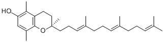 Structure of (2R)-2,5,7,8-tetramethyl-2-[(3E,7E)-4,8,12-trimethyltrideca-3,7,11-trienyl]chroman-6-ol