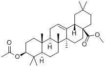 Structure of 3β-Acetyloxyolean-12-en-28-oic acid methyl ester