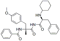 Structure of N-Benzoyl-O,a-dimethyl-D-tyrosyl-N-cyclohexyl-L-phenylalaninamide