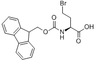 Structure of (S)-FMOC-2-AMINO-4-BROMOBUTANOIC ACID