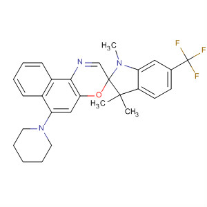 Structure of Spiro[2H-indole-2,3'-[3H]naphth[2,1-b][1,4]oxazine],1,3-dihydro-1,3,3-trimethyl-6'-(1-piperidinyl)-6-(trifluoromethyl)-