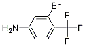 Structure of 3-BROMO-4-(TRIFLUOROMETHYL)ANILINE