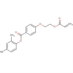 Structure of Benzoic acid, 4-[2-[(1-oxo-2-propenyl)oxy]ethoxy]-,2-methyl-1,4-phenylene ester