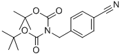 Structure of N,N-DI-BOC-4-AMINOMETHYL BENZONITRILE