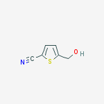 Structure of 5-(Hydroxymethyl)thiophene-2-carbonitrile