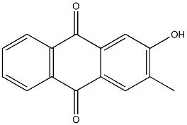 Structure of 2-Hydroxy-3-methylanthraquine
