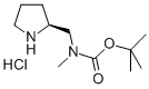 Structure of (S)-METHYL-(2-PYRROLIDINYLMETHYL)-CARBAMIC ACID 1,1-DIMETHYLETHYL ESTER
