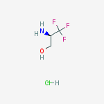 Structure of (2r)-2-amino-3,3,3-trifluoropropan-1-ol;hydrochloride
