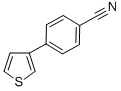 Structure of 4-(3-THIENYL)BENZONITRILE