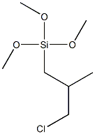 Structure of 3-Chloroisobutyltrimethoxysilane
