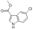 Structure of 5-CHLORO-1H-INDOLE-3-CARBOXYLIC ACID METHYL ESTER
