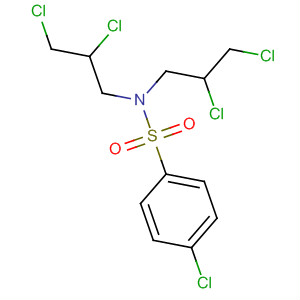 Structure of Benzenesulfonamide, 4-chloro-N,N-bis(2,3-dichloropropyl)-