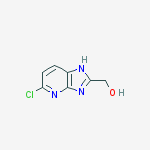 Structure of 1H-Imidazo[4,5-b]pyridine-2-methanol,5-chloro