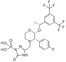 Structure of Fosaprepitant