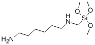 Structure of N-(6-AMINOHEXYL)AMINOMETHYLTRIMETHOXYSILANE
