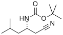 (S)-N-BOC-2-氨基-4-甲基戊烷氰结构式