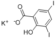 Structure of 3,5-Diiodosalicylic acid potassium salt