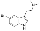 Structure of 5-BROMO-N,N-DIMETHYLTRYPTAMINE