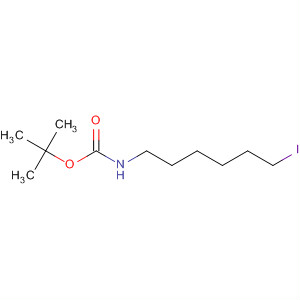 TERT-BUTYL 6-IODOHEXYLCARBAMATE结构式