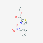 Structure of ETHYL 4-(2-NITROPHENYL)THIAZOLE-2-CARBOXYLATE