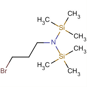 Structure of Silanamine, N-(3-bromopropyl)-1,1,1-trimethyl-N-(trimethylsilyl)-