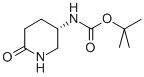 Structure of (R)-tert-butyl 6-oxopiperidin-3-ylcarbamate