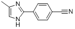 4-(4-METHYL-1H-IMIDAZOL-2-YL)-BENZONITRILE结构式
