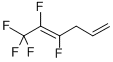 Structure of 1,1,1,2,3-PENTAFLUORO-2,5-HEXADIENE
