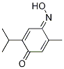 2,5-Cyclohexadiene-1,4-dione, 2-methyl-5-(1-methylethyl)-, 1-oxime结构式