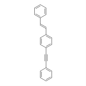 Benzene, 1-[(1E)-2-phenylethenyl]-4-(phenylethynyl)-结构式