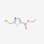 Structure of ethyl 2-(bromomethyl)thiazole-5-carboxylate