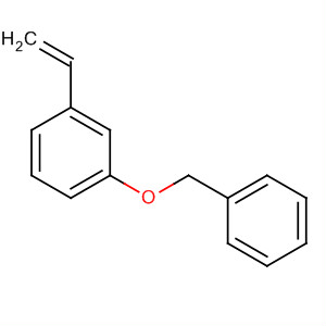 Structure of Benzene, 1-ethenyl-3-(phenylmethoxy)-