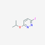 Structure of 3-iodo-6-propan-2-yloxypyridazine