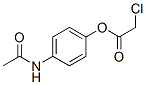 Structure of 4-(Acetylamino)phenyl chloroacetate