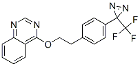Structure of 4-(4-(3-(trifluoromethyl)-3H-diazirin-3-yl)phenethoxy)quinazoline