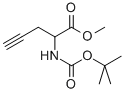 Structure of 2-TERT-BUTOXYCARBONYLAMINO-PENT-4-YNOIC ACID METHYL ESTER